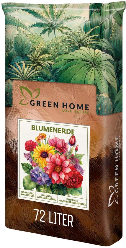 Green Home Potgrond - Voor binnen en buiten - Gebruiksklaar - 72 Liter