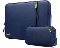 tomtoc Defender-A13 360 beschermende laptophoes set voor 14-inch MacBook Pro M5 Pro/Max (2026) A3426 A3427 A3434 M4/M3/M2/M1 A3112 A3401 A3185, waterbestendige laptoptas met accessoirevak voor Dell XPS 14