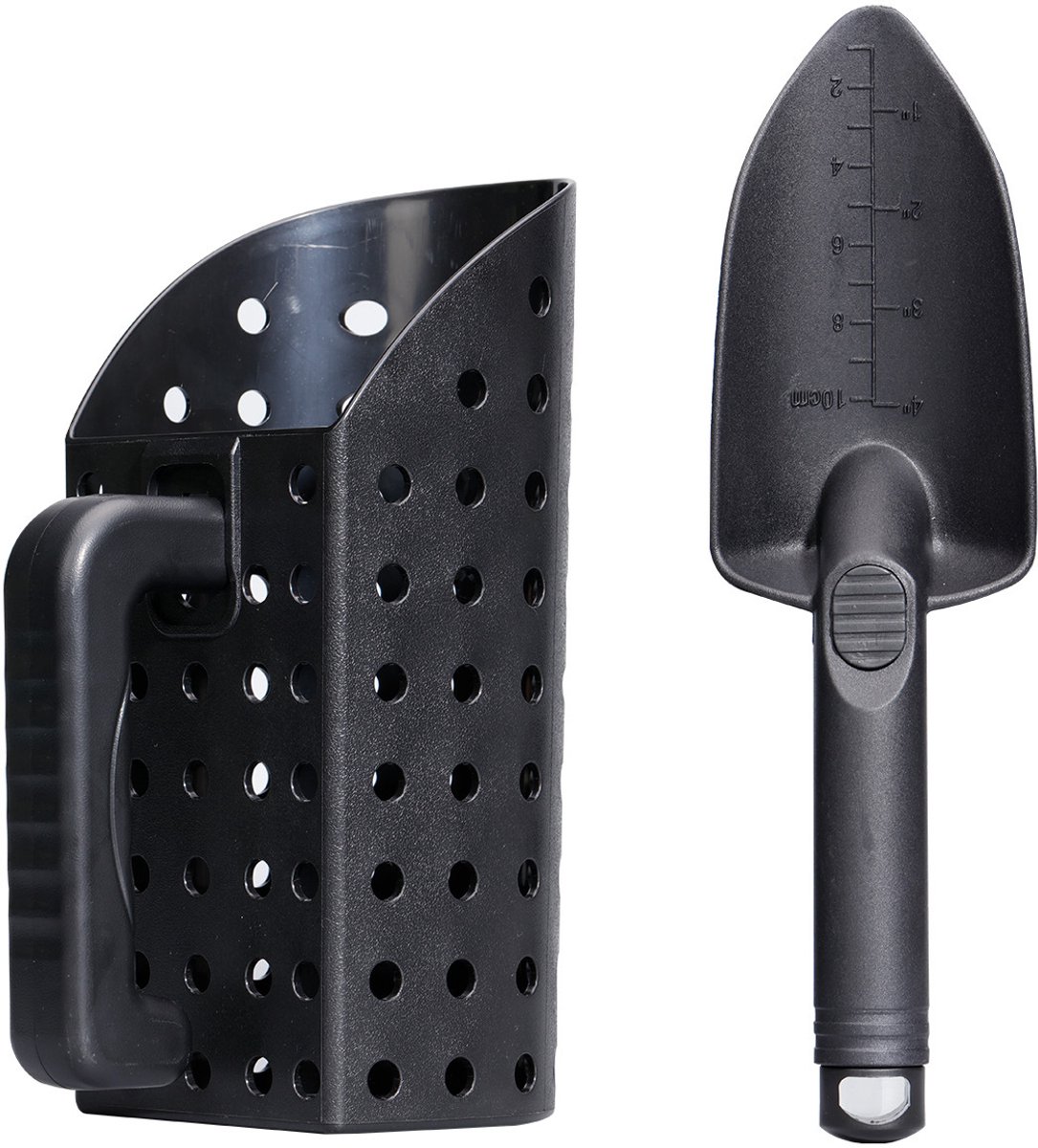 Metal Detector Sand Shovel Set, ABS Schoop & Zeef voor Kinderen & Volwassenen, Strand, Schatzocht, Tuin-Belle's product