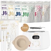 JHust® Professionele Wax Apparaat - Wax Verwarmer - Wax Beans - 600 gram Wax Bonen - Ontharing Set voor Thuisgebruik - Wit