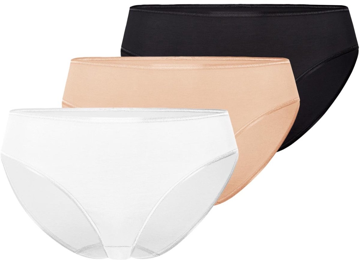 Hanro Dames midi slip 3 pack Cotton Seamless