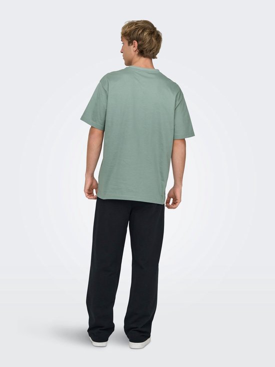 Only & Sons T Shirt Onsfred Rlx Ss Tee Noos 22022532 Chinois Vert Homme Taille - S