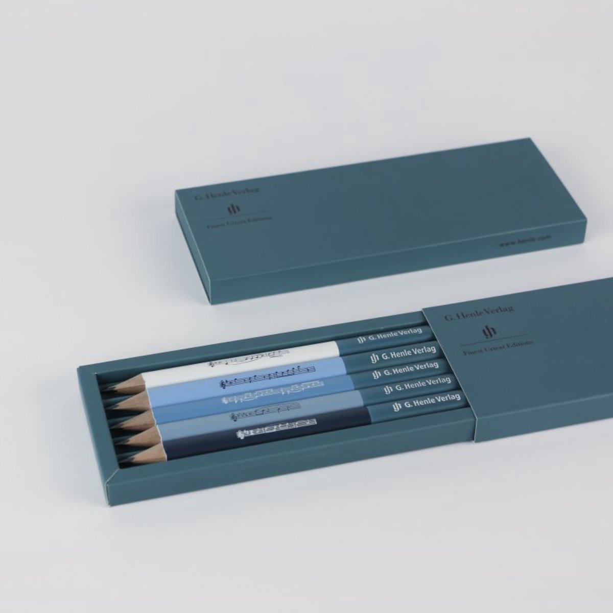 Henle Verlag Pencil set 5 composers - Pennen, gum en puntenslijpers