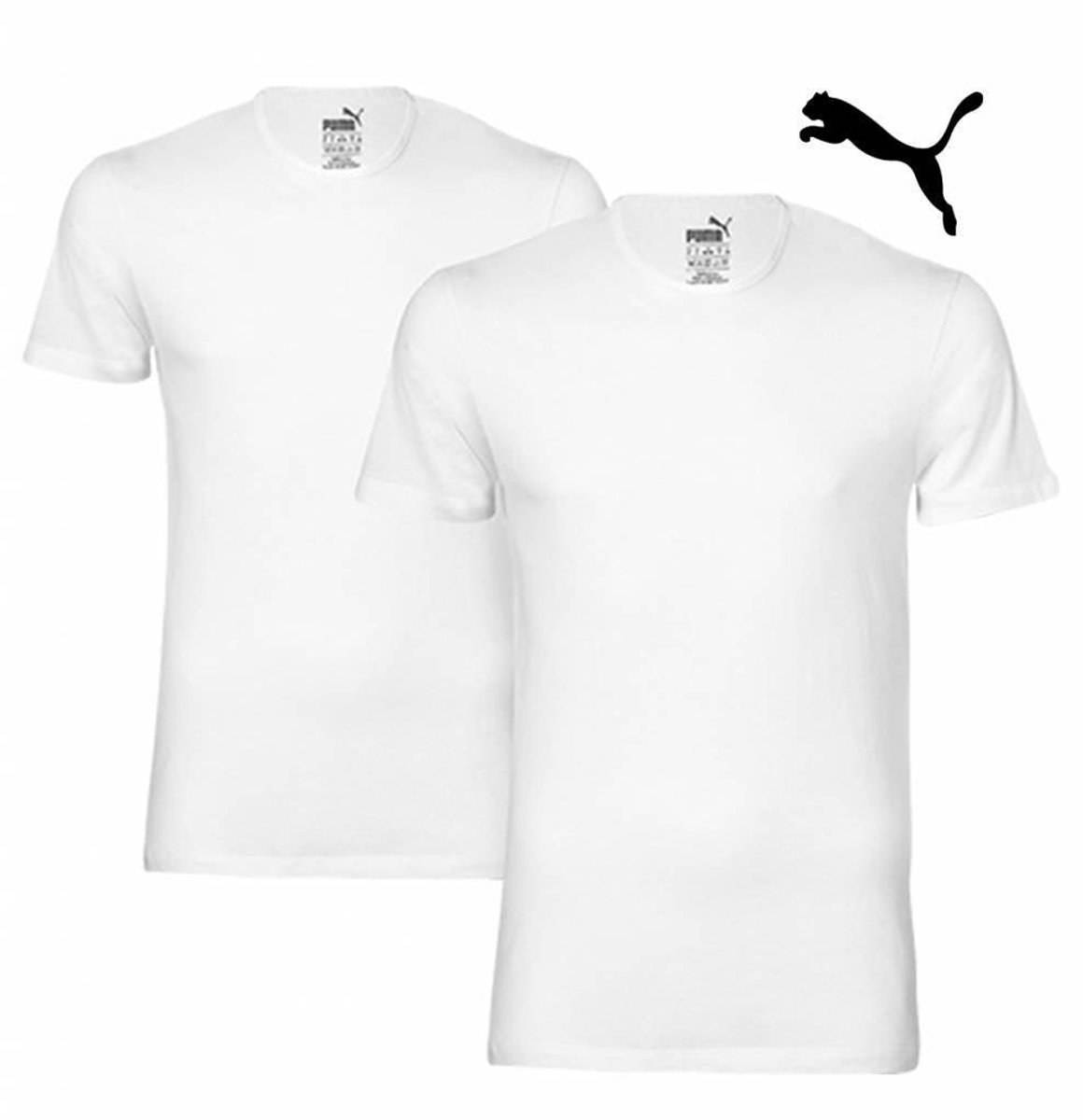 Everyday ronde hals T-shirt 2-pack – – M Wit