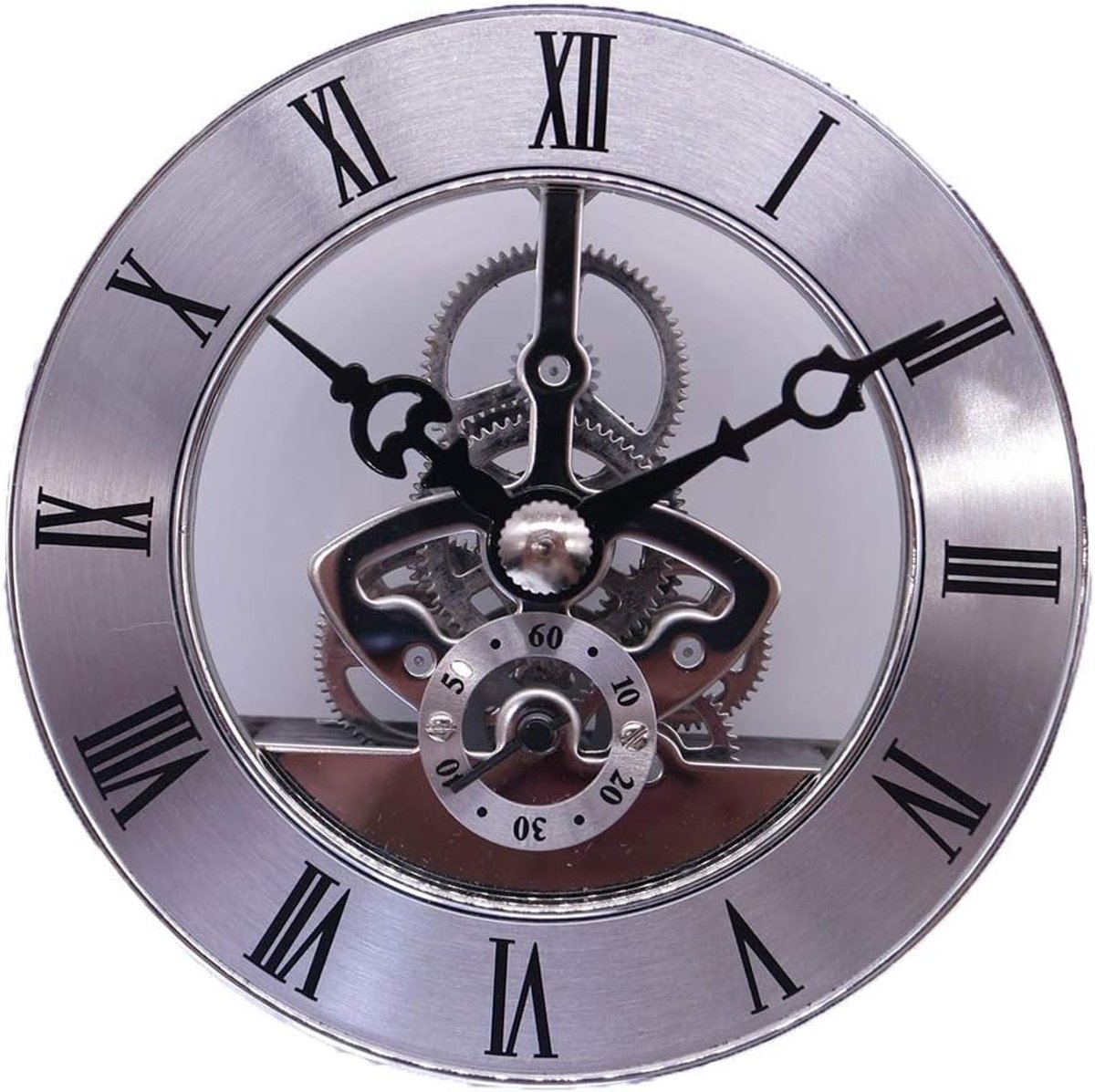 Transparante Skeleton Klok Inserts - Inbouwklok Kwarts Uurwerk - Tafelklok Hoge Kwaliteit Europese Stijl - DIY Klok