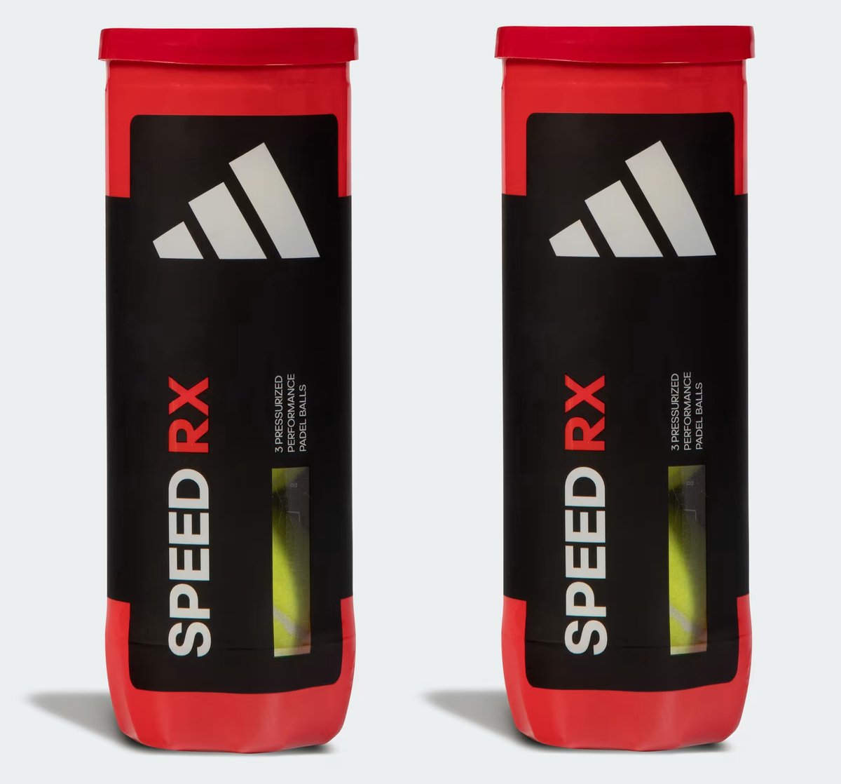 Adidas Speed RX padelbal 2 blikjes van 3 ballen Geel