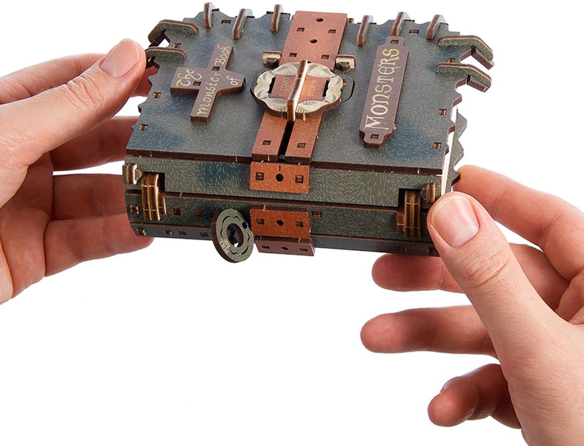UGEARS 3D Modelbouw - The Monster Book Of Monsters™ - Harry Potter™ - Mechanisch Bouwpakket Hout - Educatief Speelgoed — afbeelding 20