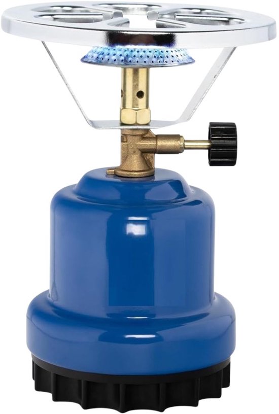 DnA® Camping Gasstel - Gasstel - Kooktoestel Camping - Blauw - 17cm x 12cm x 12cm van Merkloos — afbeelding 2