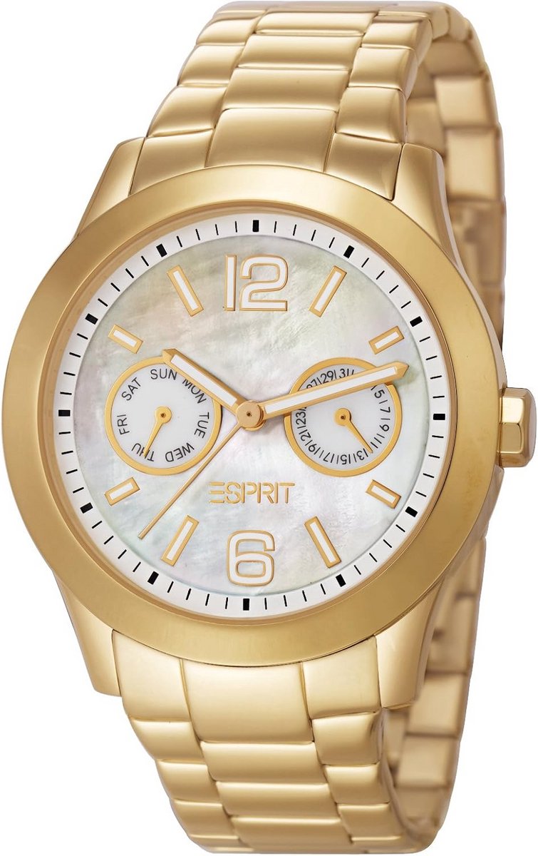 Dameshorloge - Analoog horloge - Dagelijks gebruik - Roestvrij staal - 099 x 099 cm - Goudkleurig