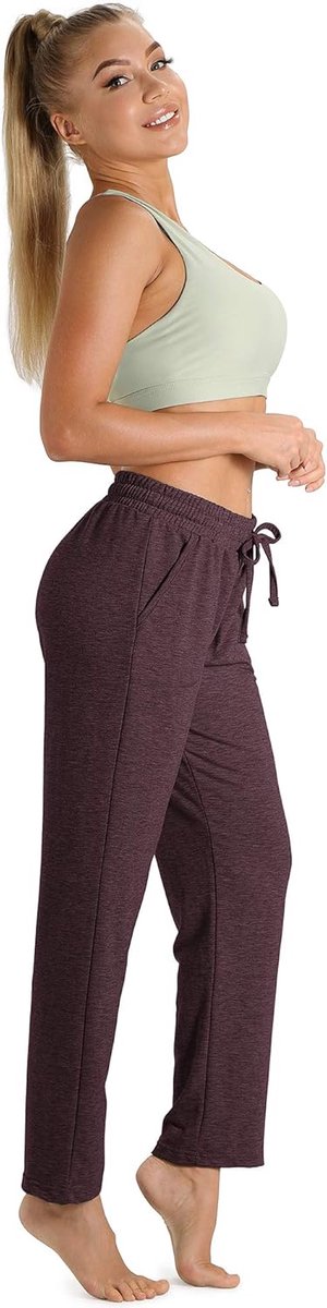 Dames Joggingbroek Sportbroek Recht Model met Trekkoord voor Vrije Tijd en Training — afbeelding 4
