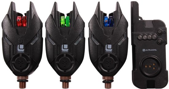 Ultimate E-tension Bite Alarm Beetmelder Set 3+1 - Beetmelder van Merkloos — afbeelding 3
