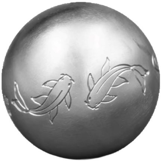 OBUT Petanque bal INOX KOI Vissen - NIEUW DESSIN