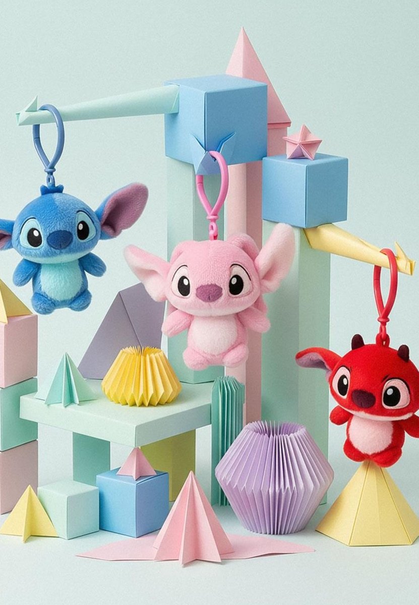 Plush Bag Clip Lilo & Stitch Leroy