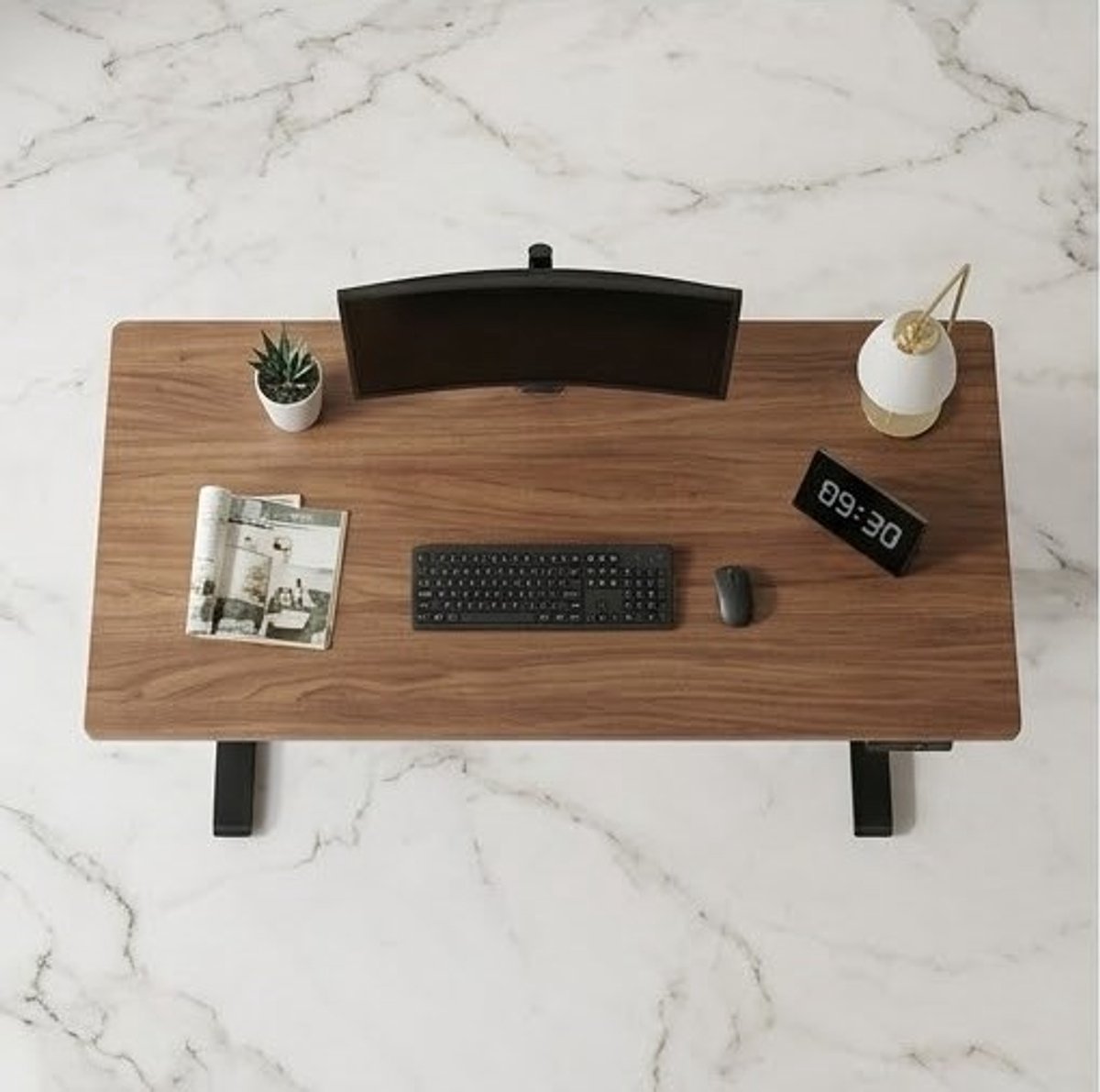 ProLift Elite - Elektrisch Zit-Sta Bureau met Dubbele Motor, Bediening via Behuizing en LED-display (120 cm, zwart)ProLift Elite - Elektrisch Zit-Sta Bureau met Dubbele Motor, Bediening via Behuizi...