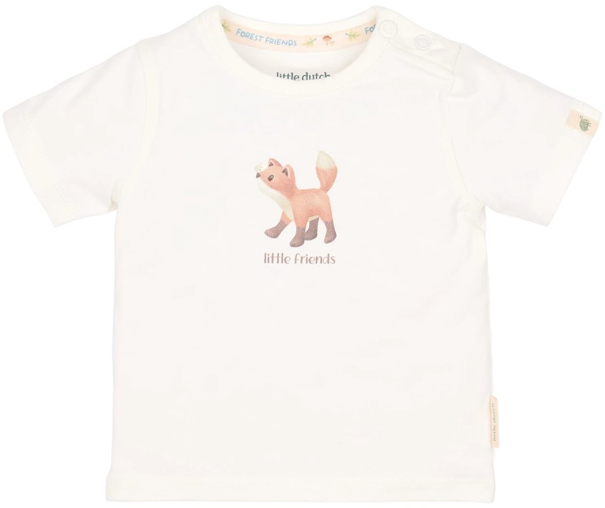 Little Dutch Korte Mouw T-Shirt - Maat 74 - Snow White