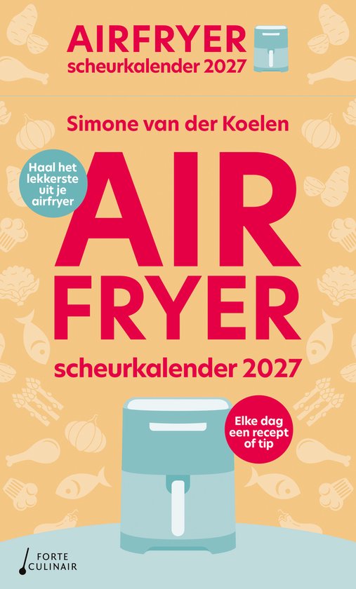 Airfryer scheurkalender 2027 - cover