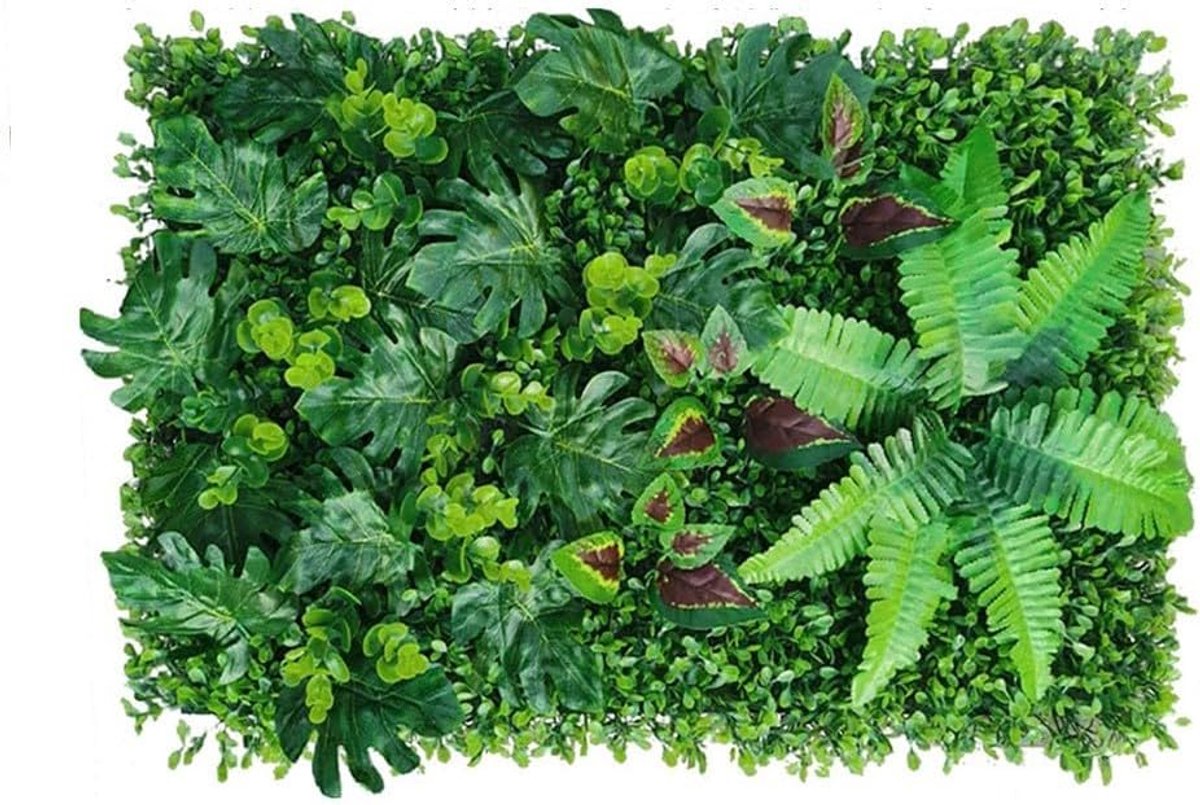 Kunstmatige Groene Wandpanelen voor Tuin en Binnen - Privacyhek & Muurdecoratie