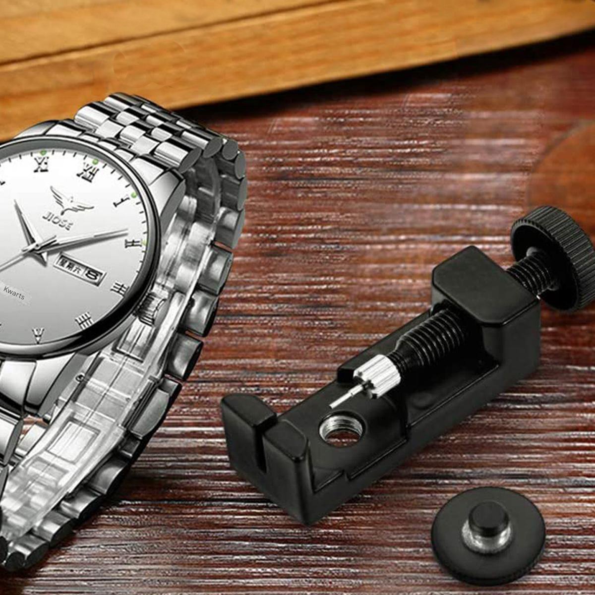 Horlogepenverwijderaar - Gereedschap voor horlogeband - Metalen pen-extractor - 1 stuk - Zwart