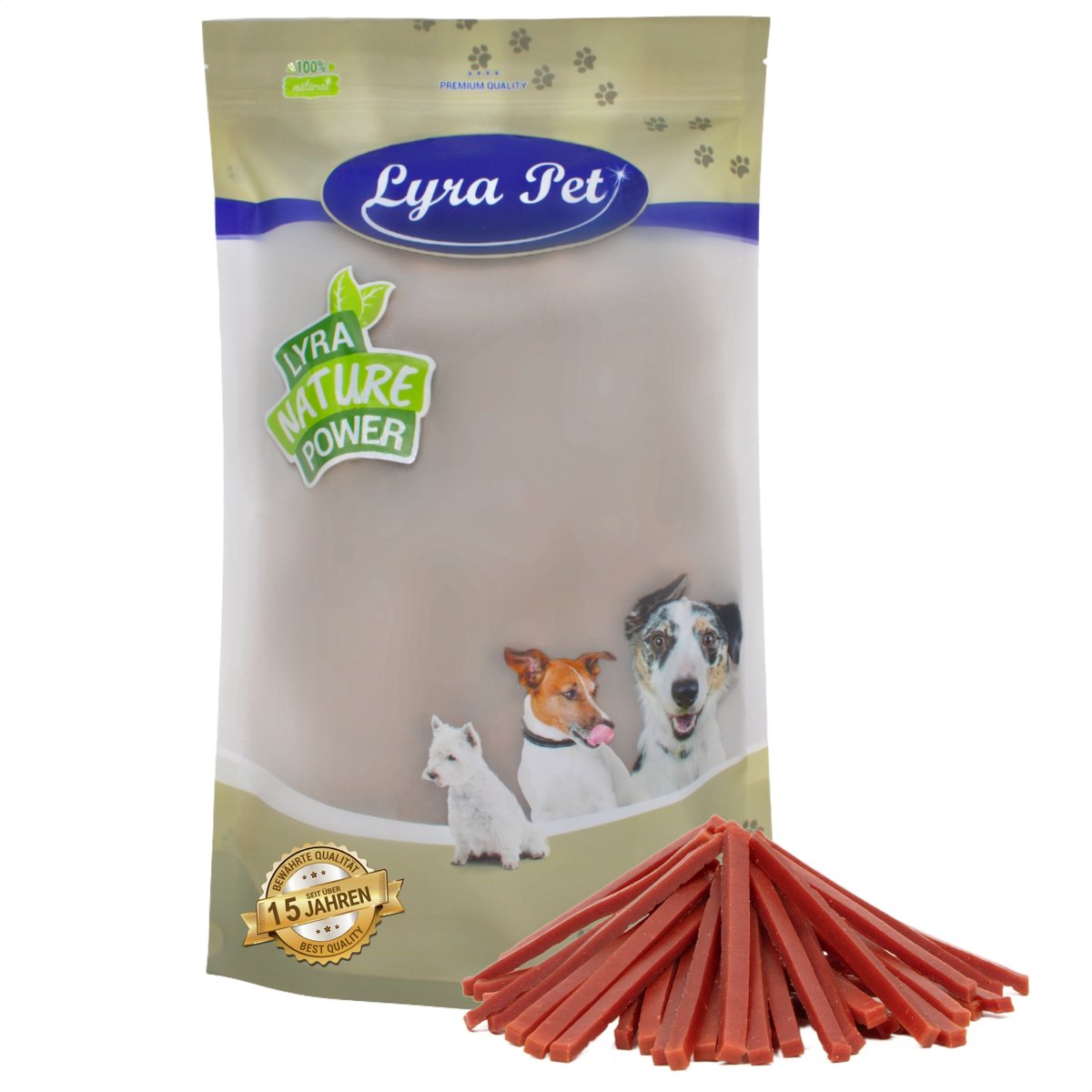 1 kg Lyra Pet® Eendenborstreepjes BBD 10/2025
