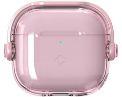 Coverzs TPU & PC clear case geschikt voor AirPods 4 - Doorzichtig beschermhoesje - Optimale bescherming
