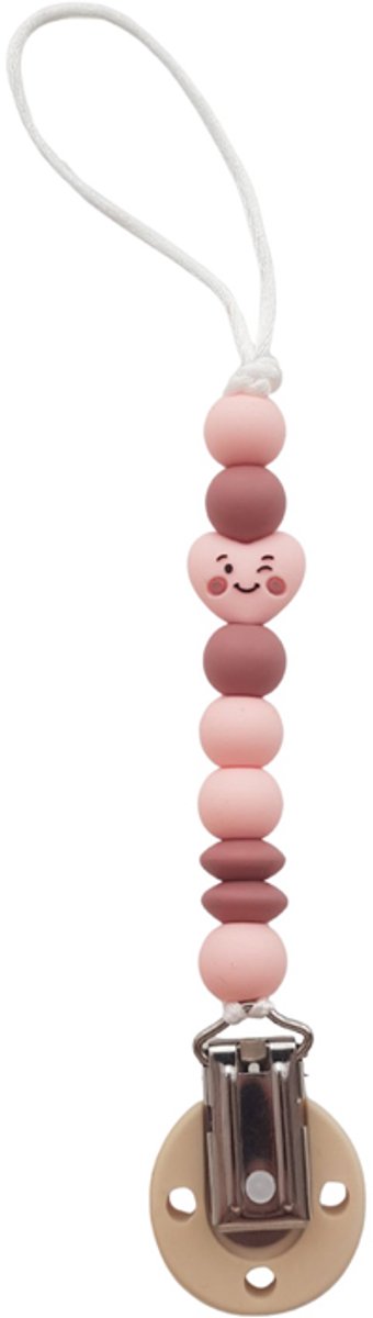 Chewies & More New Born Speenkoord - Sweet Heart - Pink
