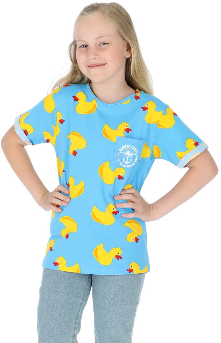 Blount & Pool Tropical Pocket Tee – T-shirt voor kinderen – Maat 120
