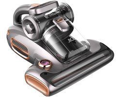 JIGOO T600 Beddenmatras Stofzuiger Grijs-EU-Dual Cup Design - 99,99% Huismijtverwijdering met Aroma-Diffused Systeem