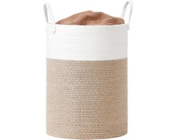 SONGMICS - Wasmand - Wasmand voor Kinderen - Met Handvatten - Katoenen Touw - Voor Kinderkamer