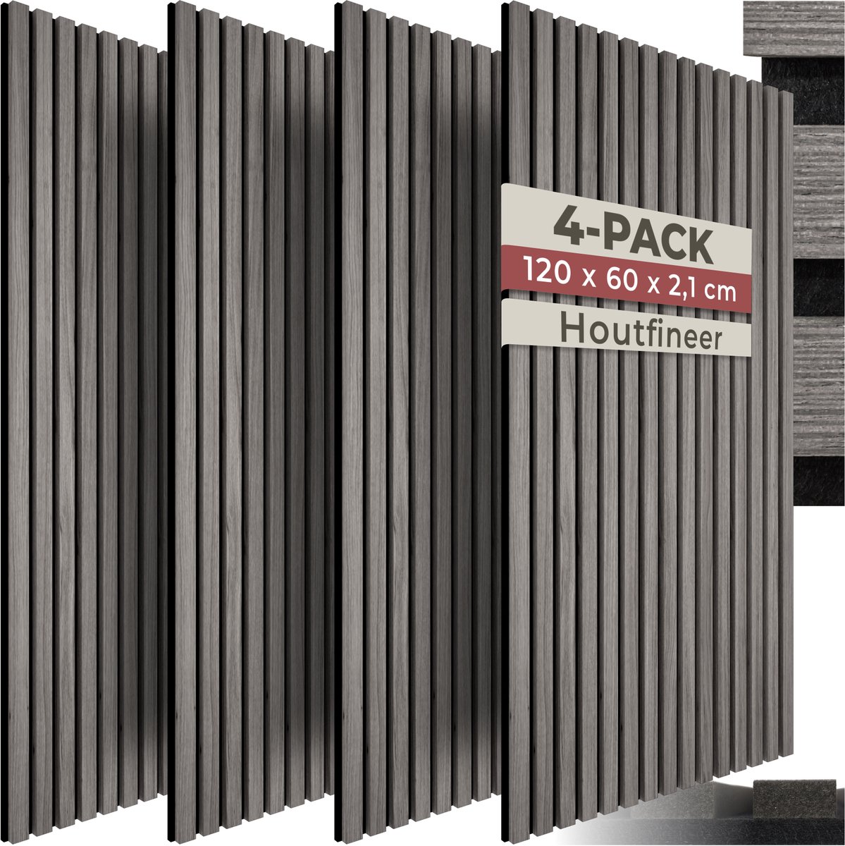 Akupanel Rigi White Oak 270 x 60 cm - Roy van Vliet Parket