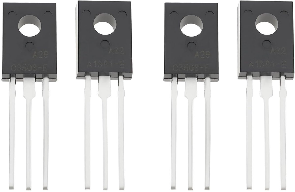 Transistor Set - Audio Componenten - Audio Reparatie - 2 Bijpassende Paren - 10g Pakket