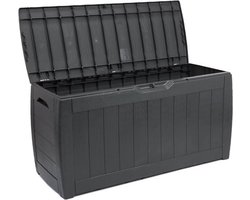 Keter Box, Grijs, Opbergbox Tuin - Kussenbox waterdicht - Grijs - Zitbox Kussenbox voor buiten - Voor tuinmeubelen - Tuinkussens - Opberg tuin 116.7 x 44.7 x 57 cm