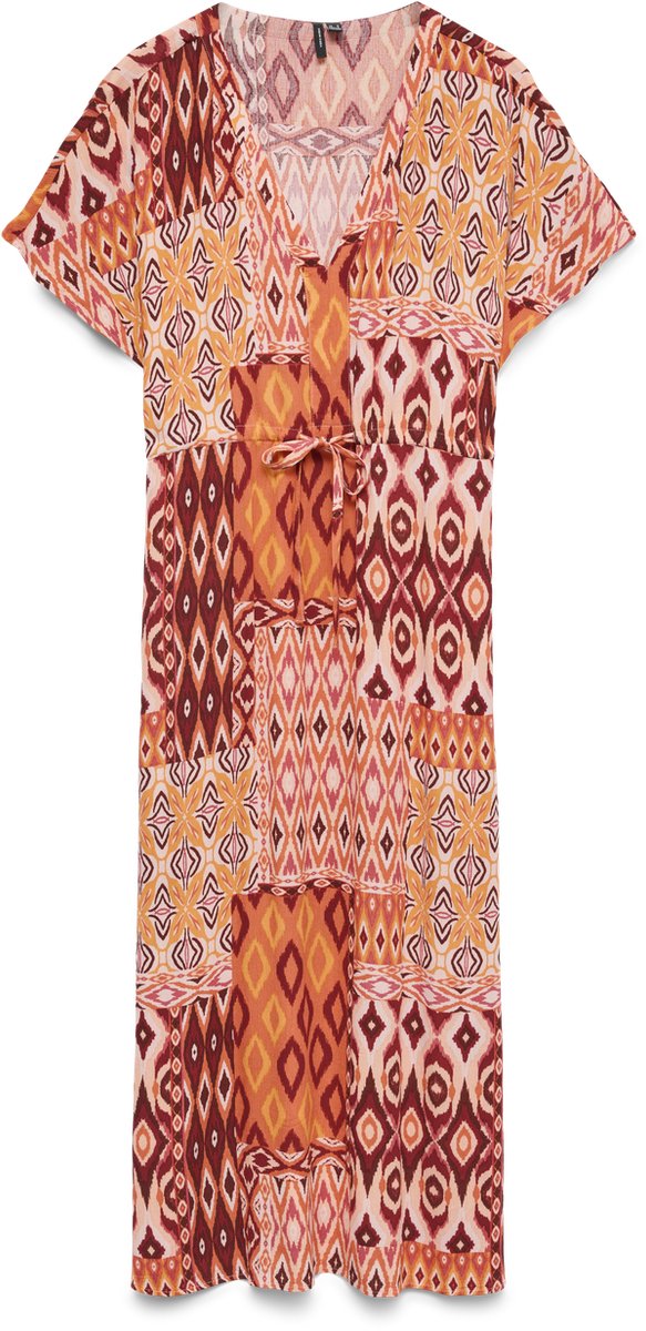 VERO MODA - VMMENNY SS 7/8 KAFTAN WVN GA - Dames - Maxi jurken