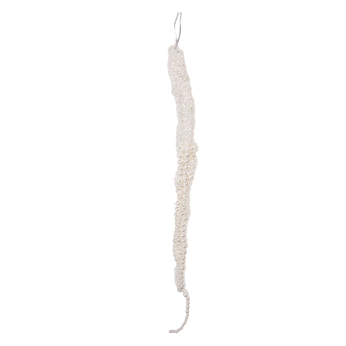 Clayre & Eef Hanger 4x4x50 cm Wit Kunststof