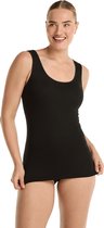ten Cate Dames Singlet 2-pack – Ondergoed voor dames – Maat S – 2-PACK – Zwart – Comfortabel Katoen Ondergoed – Ademend & Zacht – Voordeelverpakking