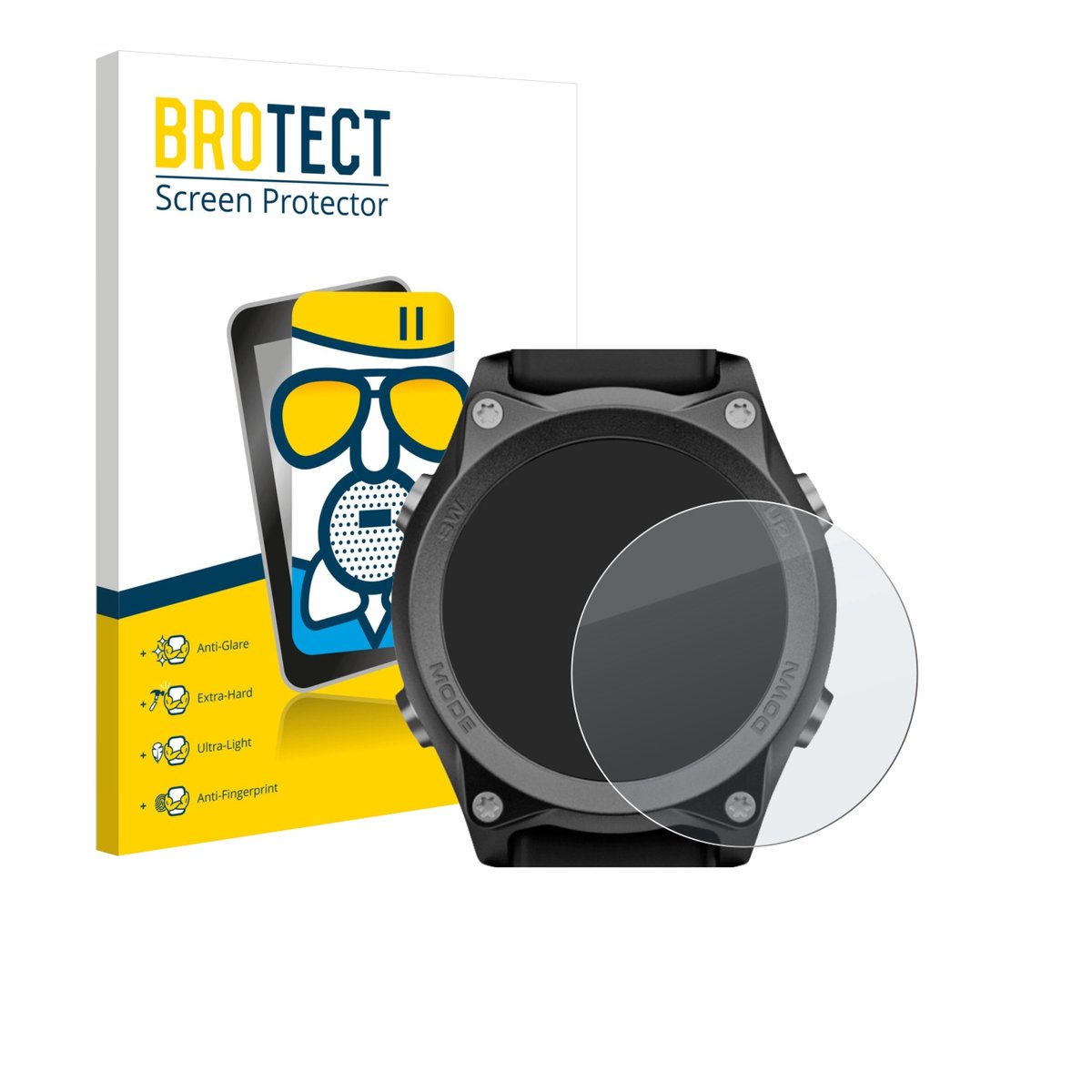 BROTECT - Screenprotector voor Mares Sirius - Folie Beschermfolie Beschermglas matte
