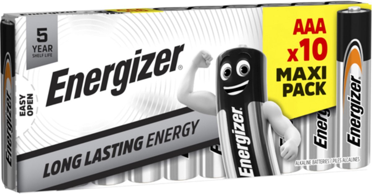 Energizer Everyday LR03 Micro AAA Batterij 10stuks