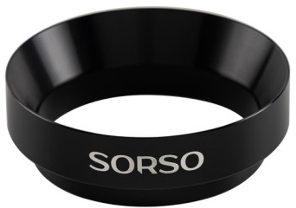 SORSO Barista doseerring, aluminium, 58 mm – Zwart