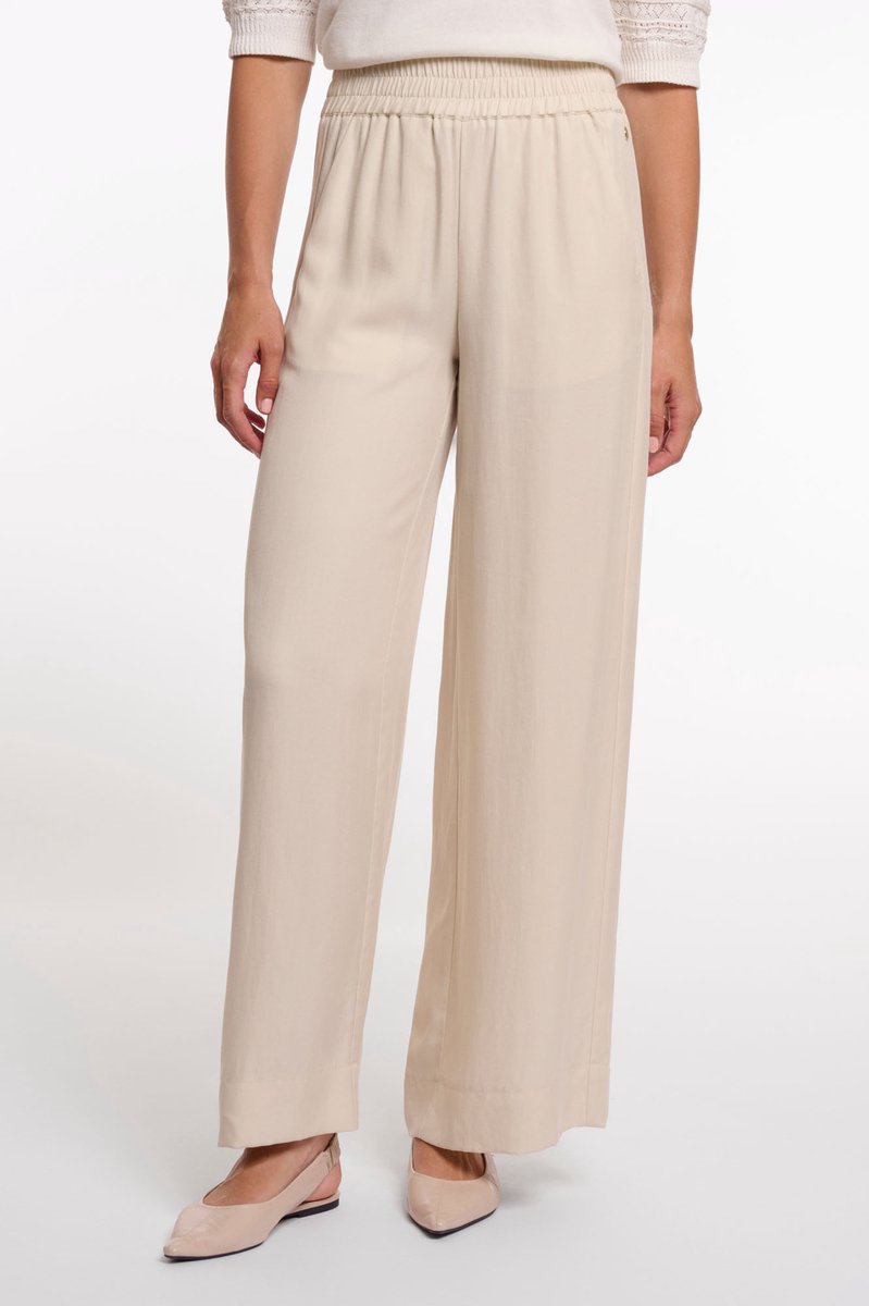Rino & Pelle Broeken - Nour wide-leg trouser - Effen