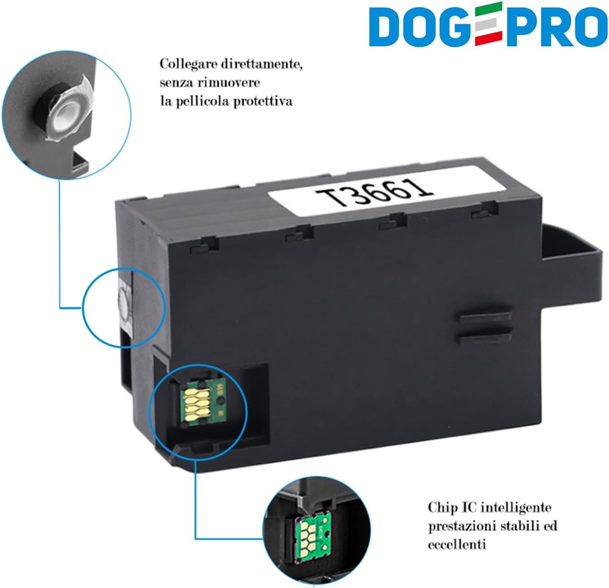 Printer Onderhoudsbox - Residubak - Printers Schoon Houden - Specifieke Compatibiliteit - 11.9 x 10.6 x 4.7 cm