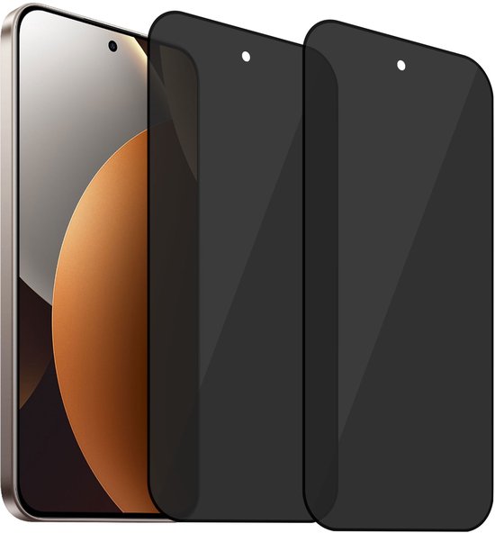 ChiGuard Privacy Screenprotector 2x geschikt voor Xiaomi Redmi Note 15 Pro 4G – Gehard Glas – Anti Inkijk – GuardCover