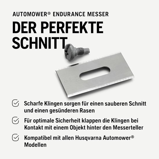 Husqvarna- Endurance mesjes - robotmaaier (6 stuks) van Husqvarna — afbeelding 2