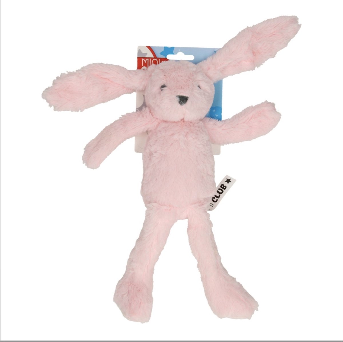 Mini Club pluche konijn roze 30 cm
