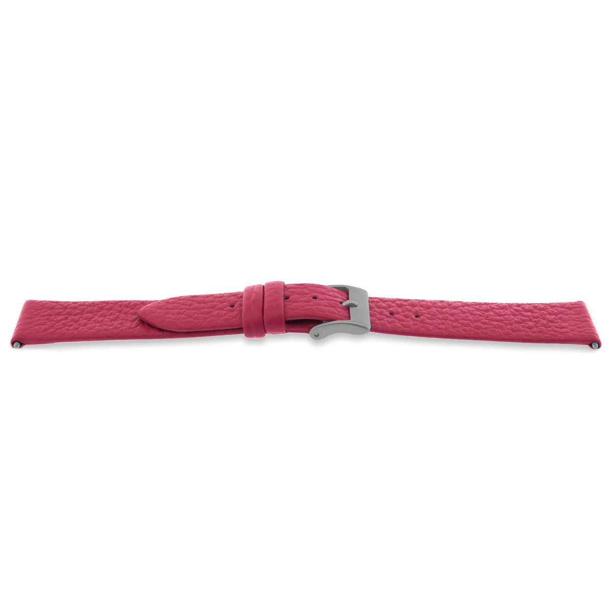Horlogeband E761 Coral-roze Leder 16x14mm
