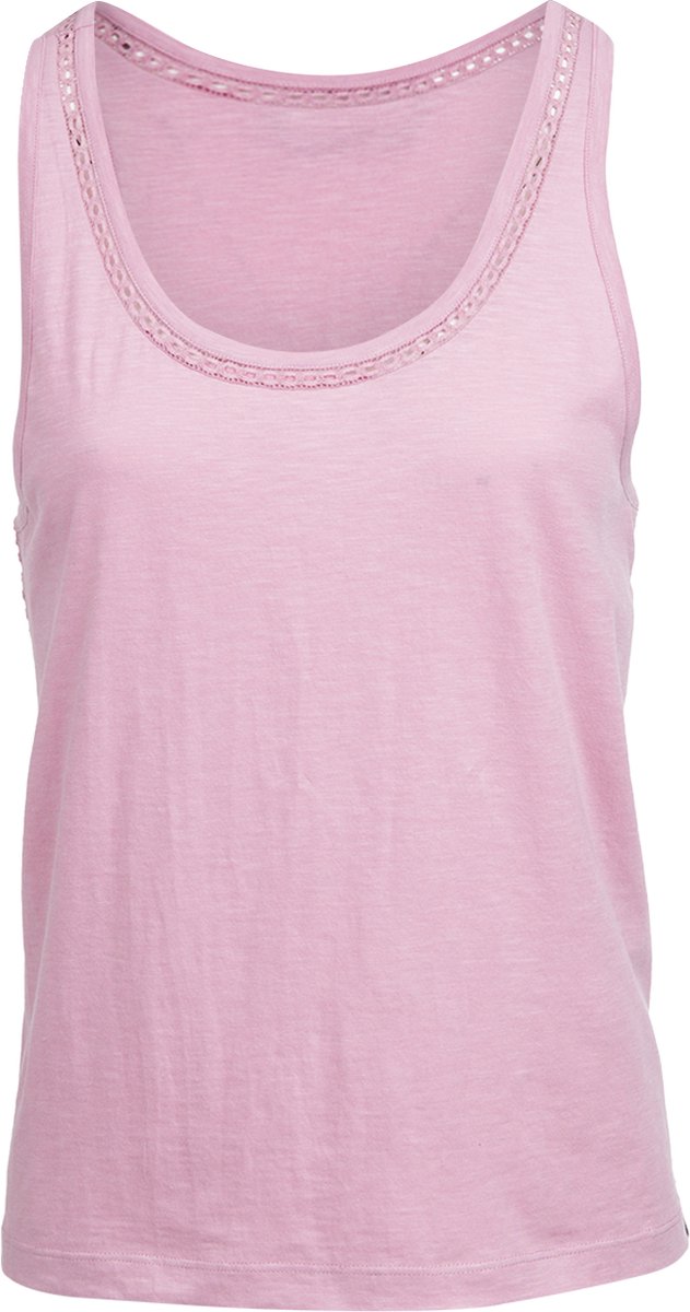 Brunotti Diljara Top Dames 100% Slubkatoen Lichtgewicht Ademend L Mauve Mist