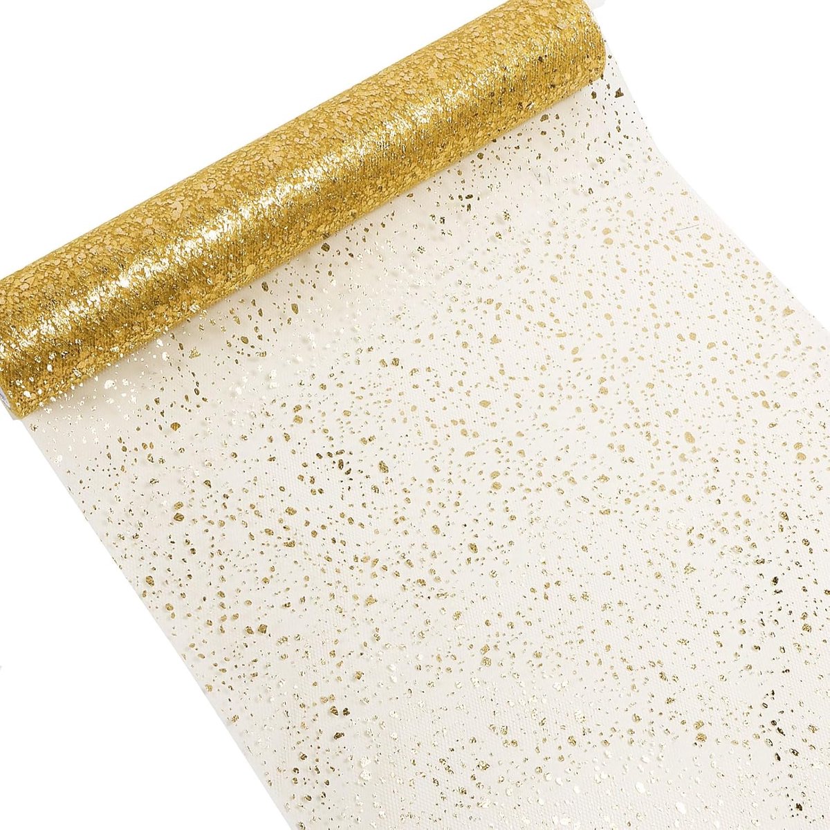 Kersttafelloper Goud - Tafeldecoratie voor Feestdagen en Bruiloften - 30 cm x 9 m
