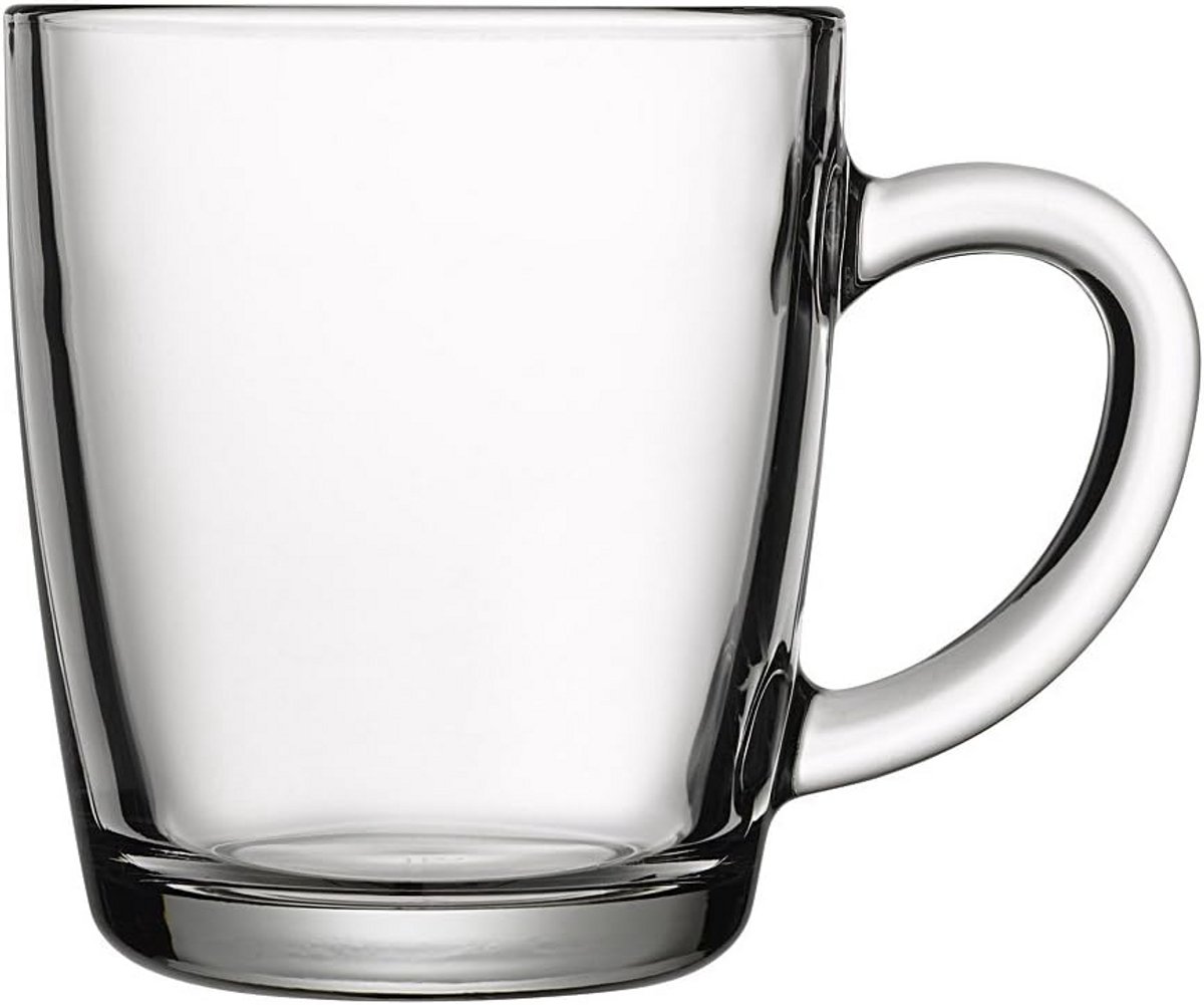 Set van 2 Theeglazen met Handvat - Vaatwasmachine- en Magnetronbestendig