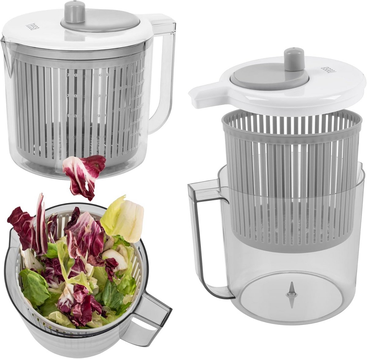 Salad centrifuge 2.5 L - Handige keukenaccessoire voor snel drogen