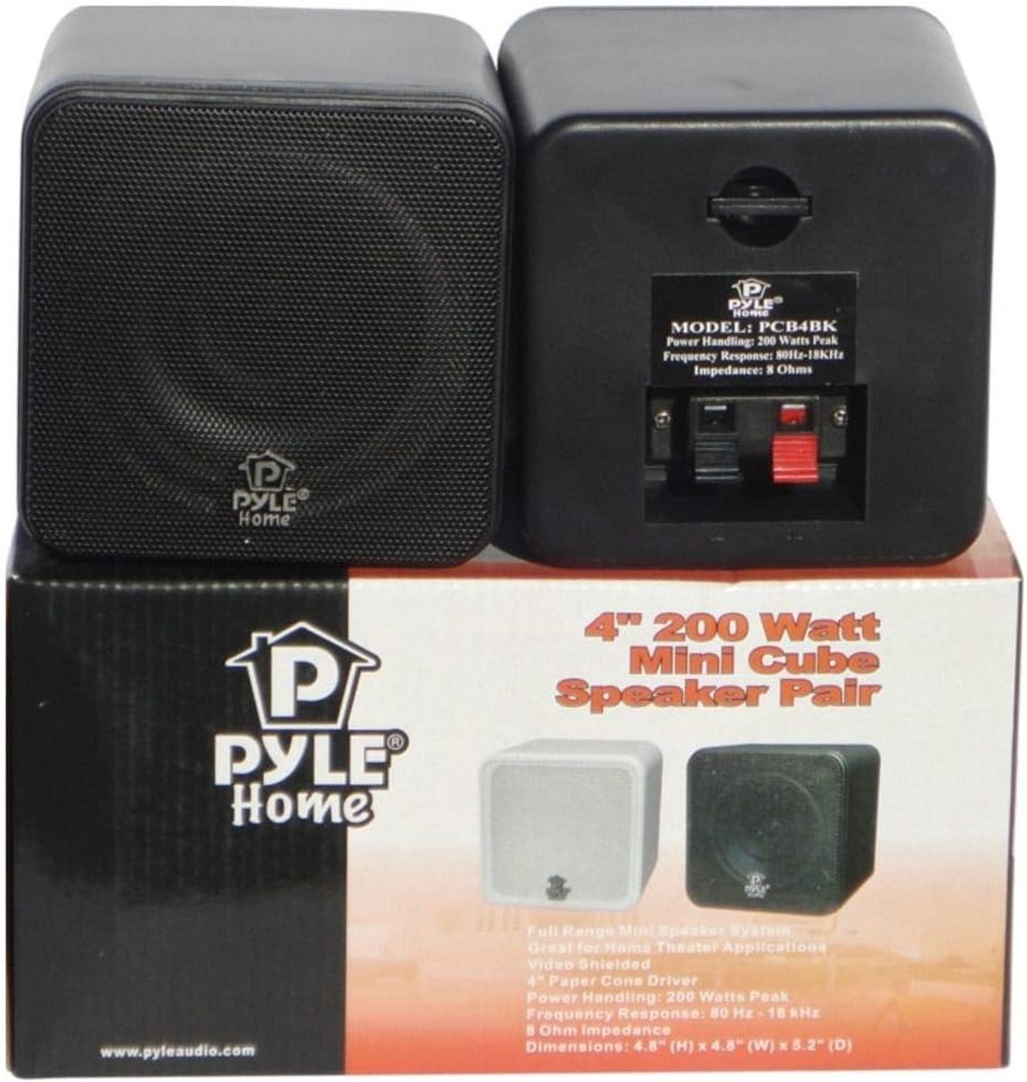 Cube Vormige Passieve Speakers met 200 Watt RMS en 400 Watt Max