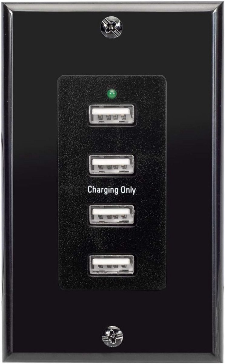 Wall Mount USB-A Oplaadpoorten voor RV & Voertuiggebruik met Wandplat