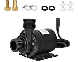 Mini Waterpomp 12V voor Aquarium en Vijver - Ultrastille Fonteinpomp 800L/H